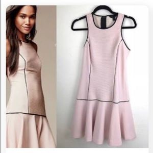 Banana Republic Monogram Powderpuff Pink Dress